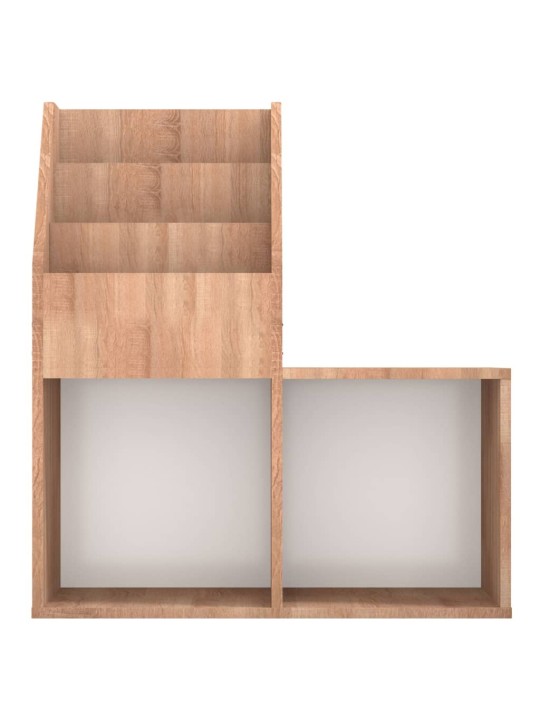 Dětský regál na časopisy dub sonoma 71 x 30 x 78,5 cm kompozit