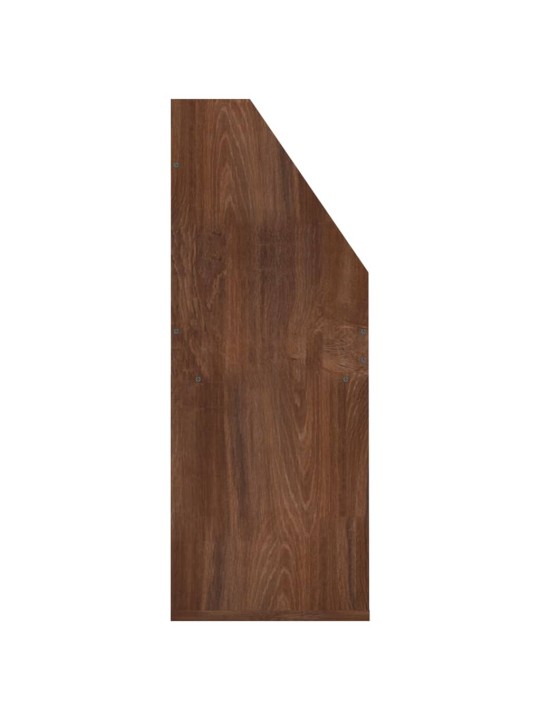Dětský regál na časopisy hnědý dub 71 x 30 x 78,5 cm kompozit