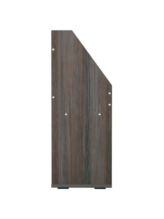 Dětský regál na časopisy šedý dub sonoma 71x30x78,5 cm kompozit