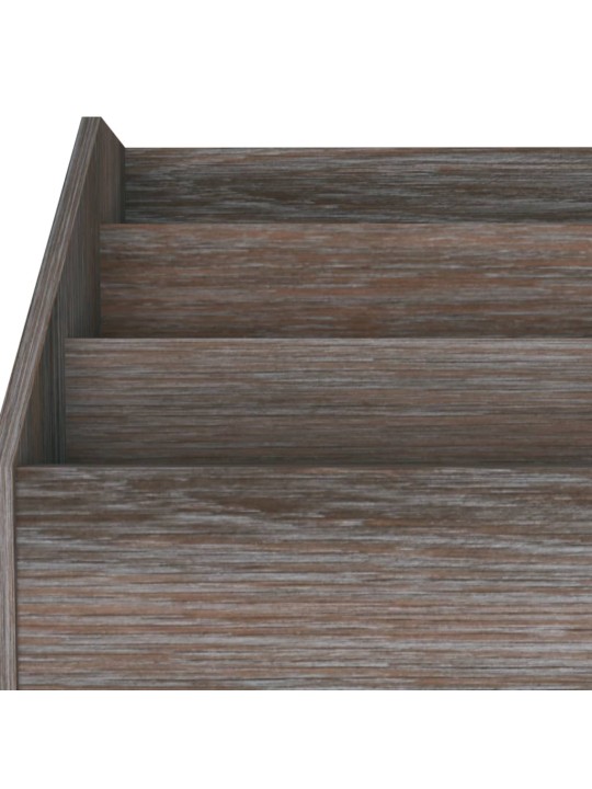 Dětský regál na časopisy šedý dub sonoma 71x30x78,5 cm kompozit