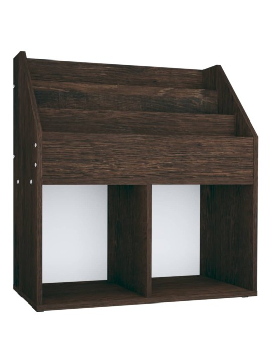 Dětský regál na časopisy kouřový dub 71 x 30 x 78,5 cm kompozit