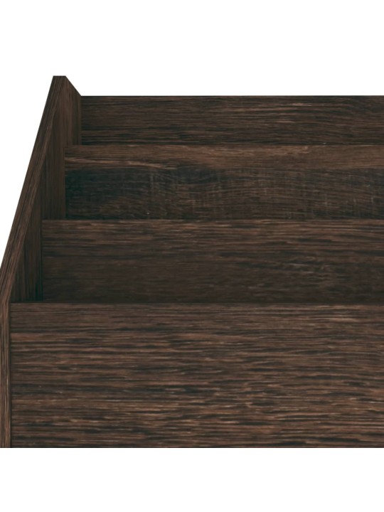 Dětský regál na časopisy kouřový dub 71 x 30 x 78,5 cm kompozit