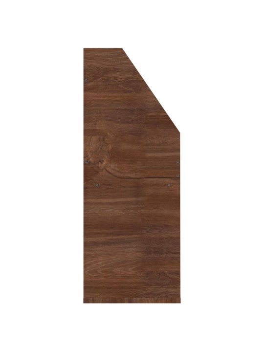 Dětský regál na časopisy hnědý dub 71 x 30 x 78,5 cm kompozit