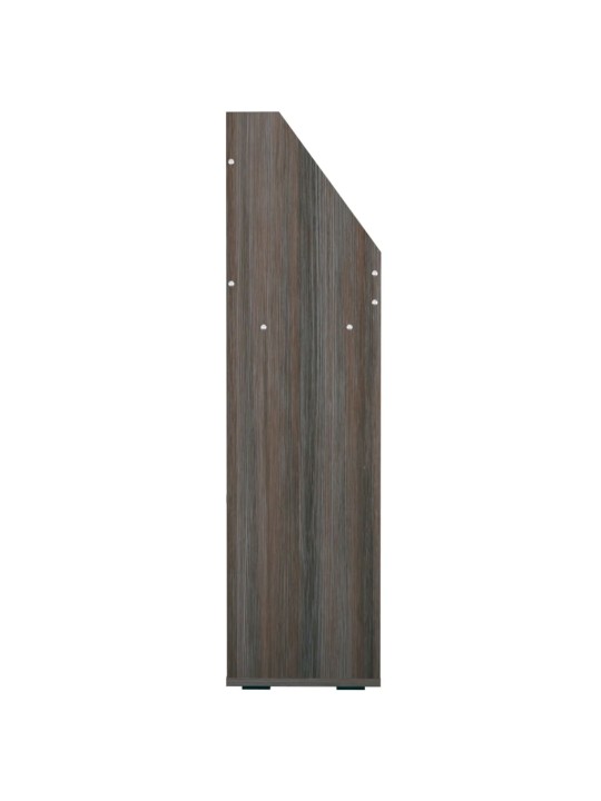 Dětský regál na časopisy šedý dub sonoma 71x30x114 cm kompozit