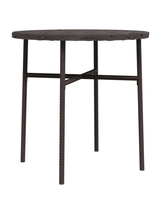 Čajový stolek hnědý 45 cm polyratan