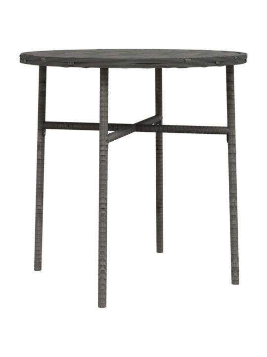 Čajový stolek šedý 45 cm polyratan