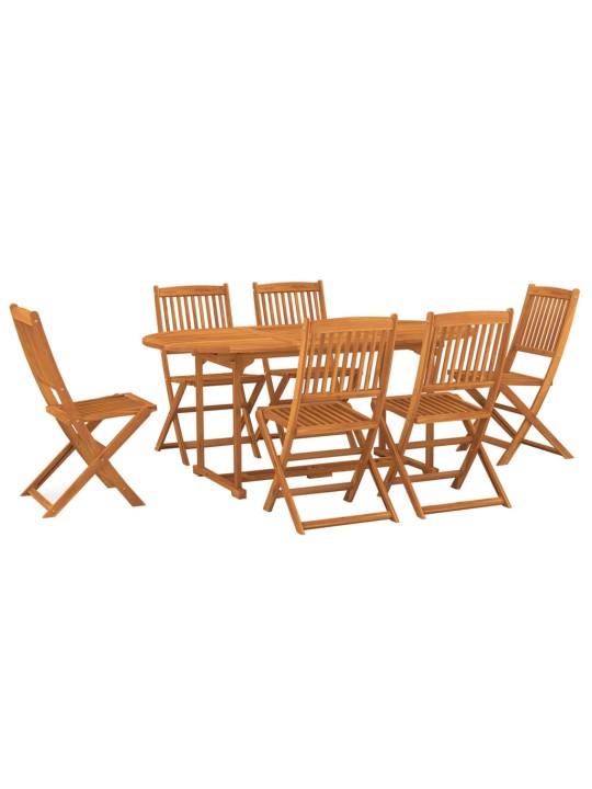 7dílný zahradní jídelní set 180x90x75 cm masivní akáciové dřevo