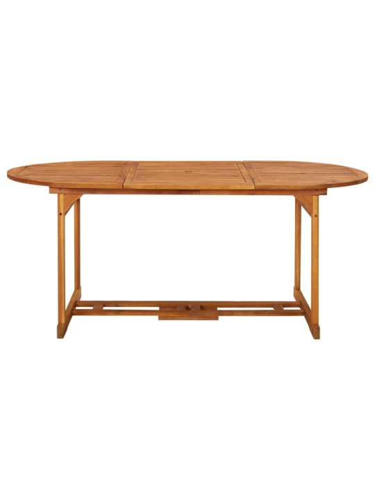9dílný zahradní jídelní set 180x90x75 cm masivní akáciové dřevo
