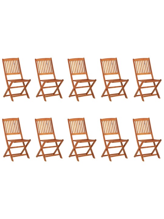 11dílný zahradní jídelní set 220x90x75cm masivní akáciové dřevo