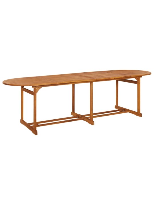 11dílný zahradní jídelní set 280x90x75cm masivní akáciové dřevo