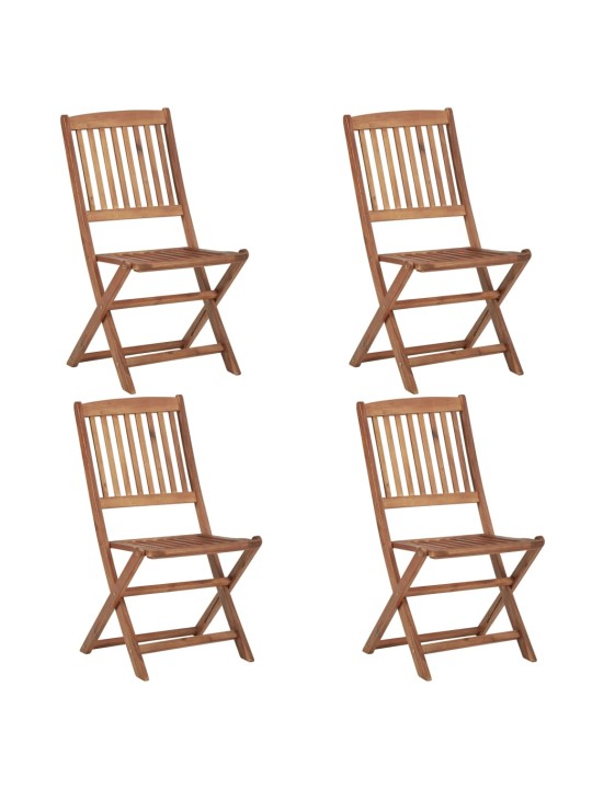 5dílný zahradní jídelní set masivní akáciové dřevo