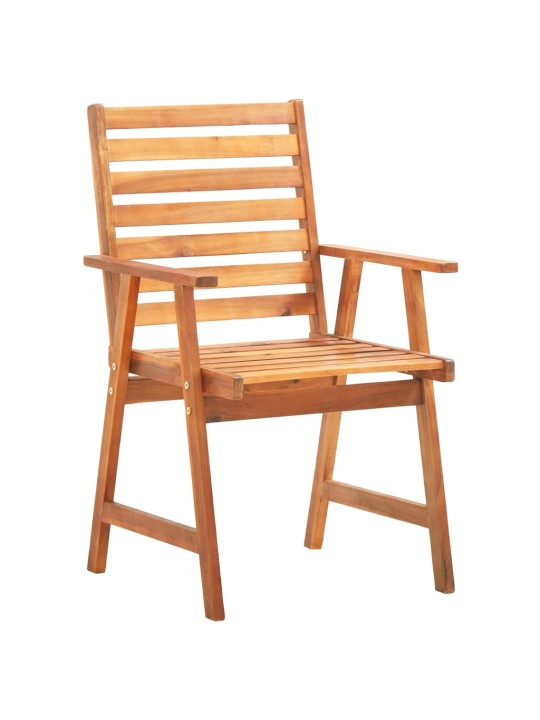 3dílný zahradní jídelní set masivní akáciové dřevo