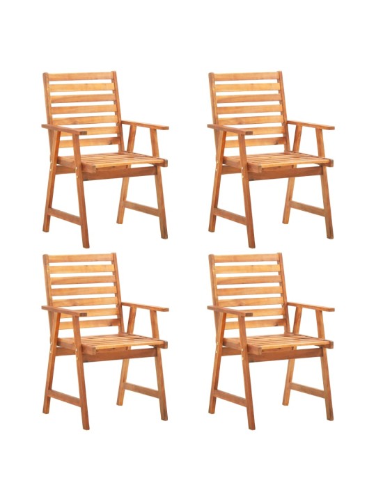 5dílný zahradní jídelní set masivní akáciové dřevo
