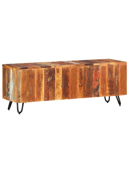 TV skříňka 110 x 30 x 40 cm masivní recyklované dřevo
