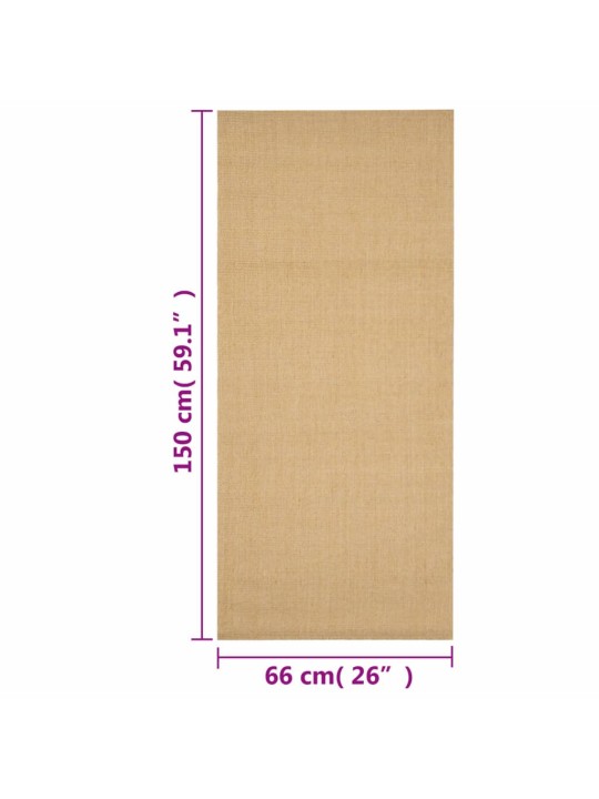 Koberec přírodní sisal 66 x 150 cm