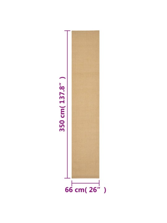 Koberec přírodní sisal 66 x 350 cm