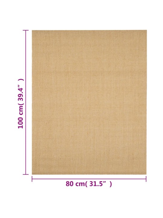 Koberec přírodní sisal 80 x 100 cm