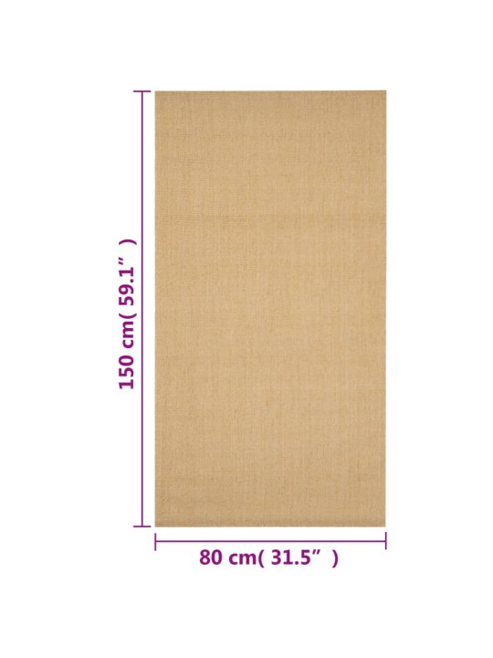 Koberec přírodní sisal 80 x 150 cm