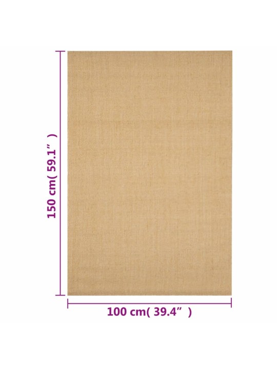 Koberec přírodní sisal 100 x 150 cm