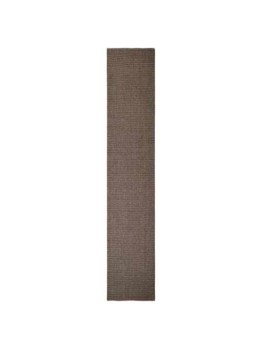Koberec přírodní sisal 66 x 350 cm hnědý