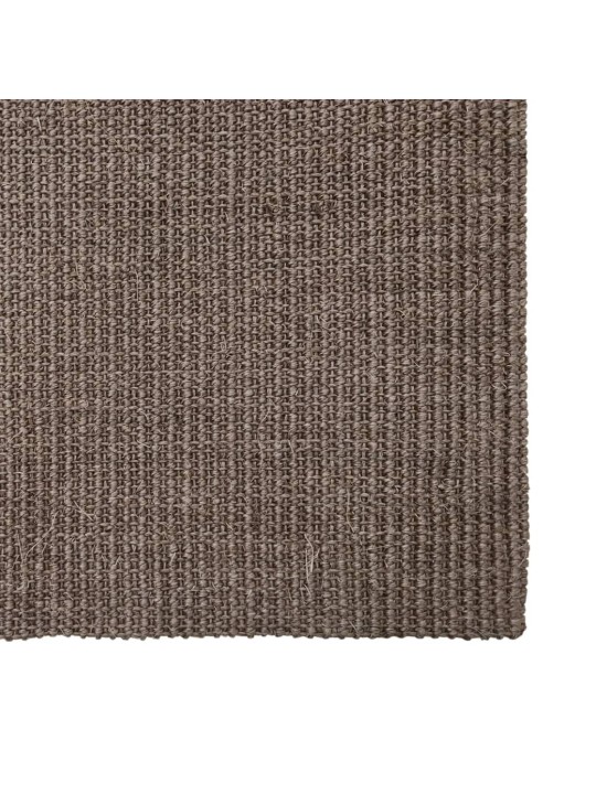 Koberec přírodní sisal 66 x 350 cm hnědý