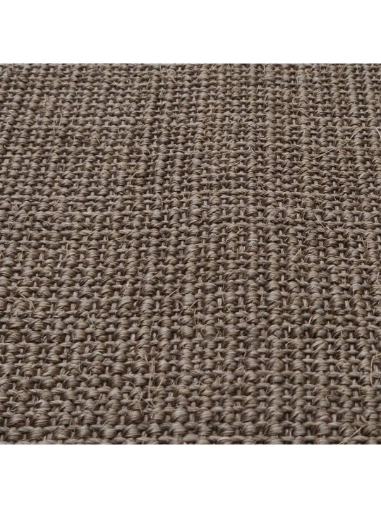Koberec přírodní sisal 66 x 350 cm hnědý