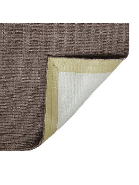 Koberec přírodní sisal 80 x 300 cm hnědý
