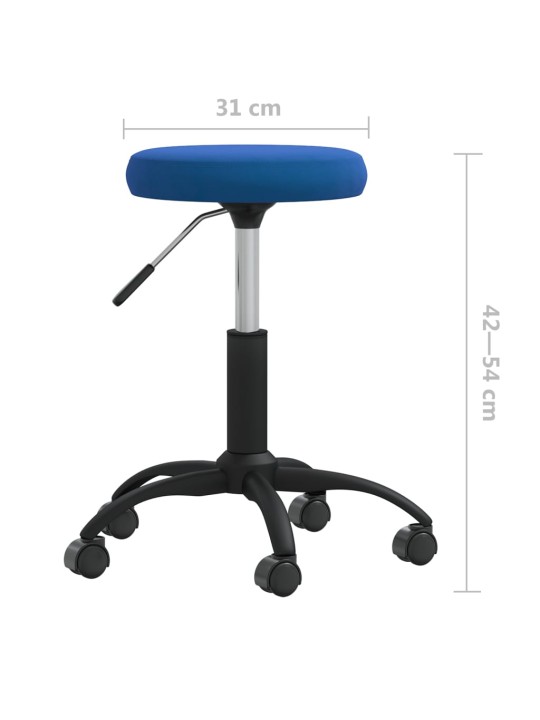 Jídelní židle modrá samet