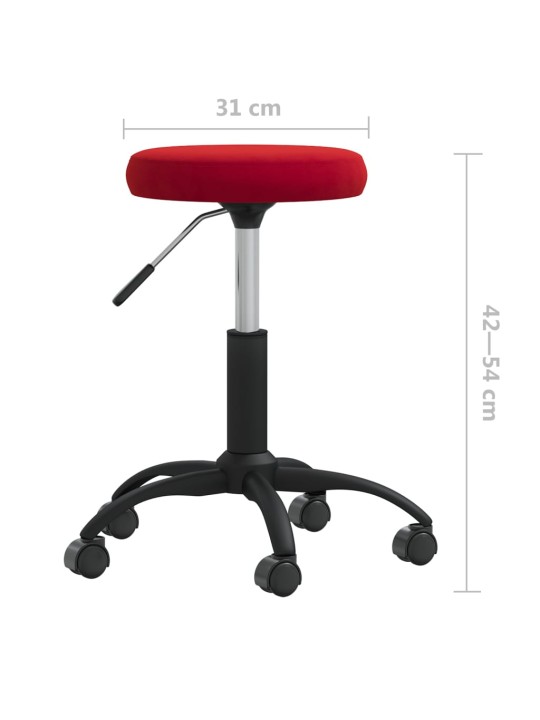 Jídelní židle vínová samet