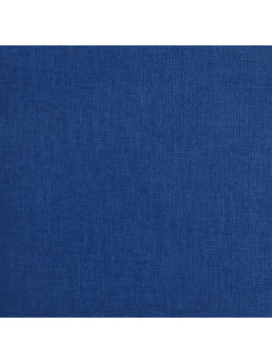 Otočné jídelní židle 6 ks modré textil