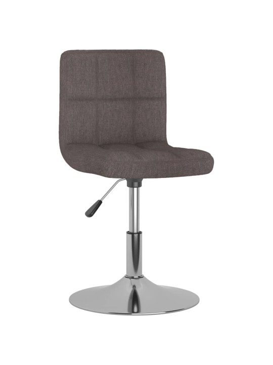 Otočné jídelní židle 6 ks taupe textil