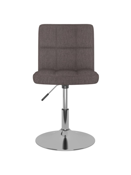 Otočná jídelní židle taupe textil