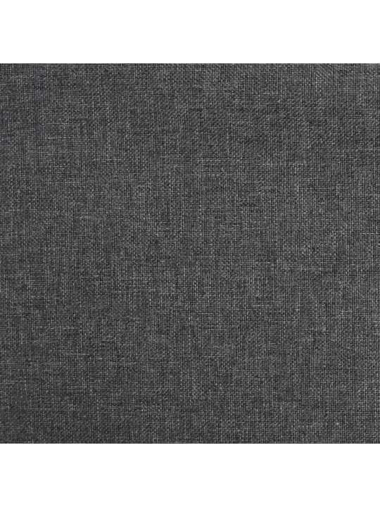 Otočná jídelní židle tmavě šedá textil