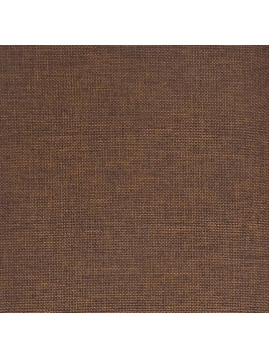 Otočná jídelní židle hnědá textil