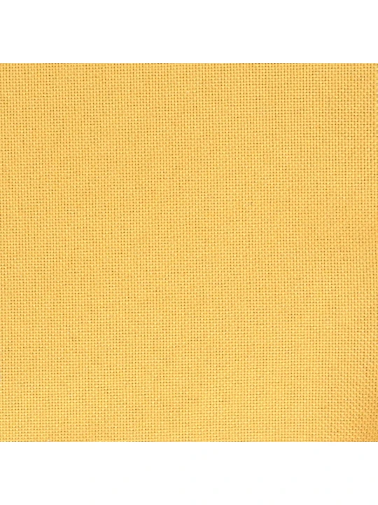 Otočná jídelní židle hořčicově žlutá textil