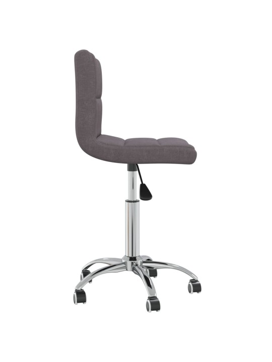 Otočná jídelní židle taupe textil