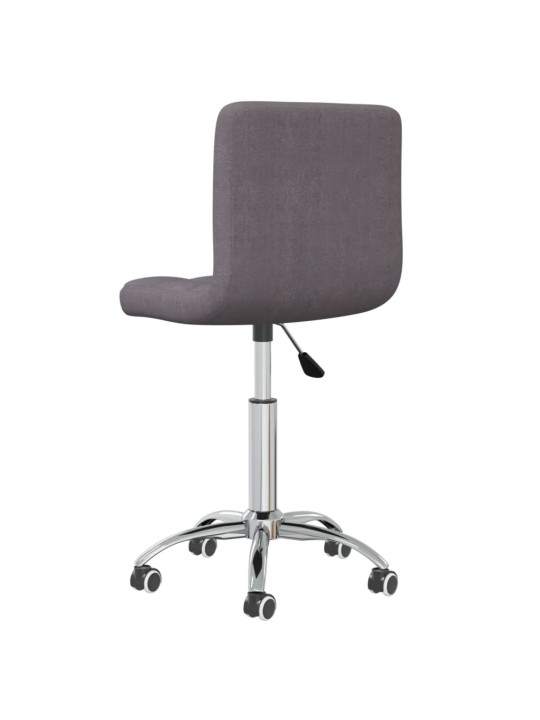 Otočná jídelní židle taupe textil