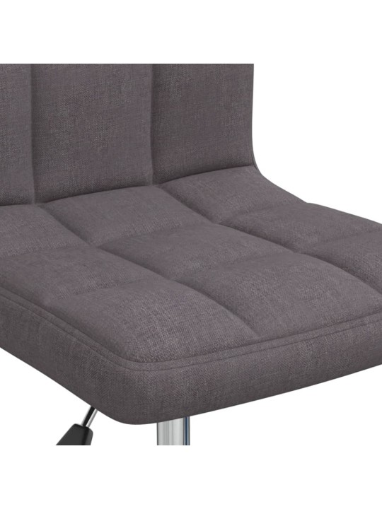 Otočná jídelní židle taupe textil