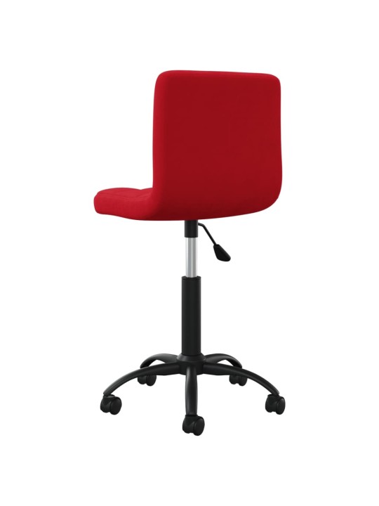 Otočná jídelní židle vínová samet