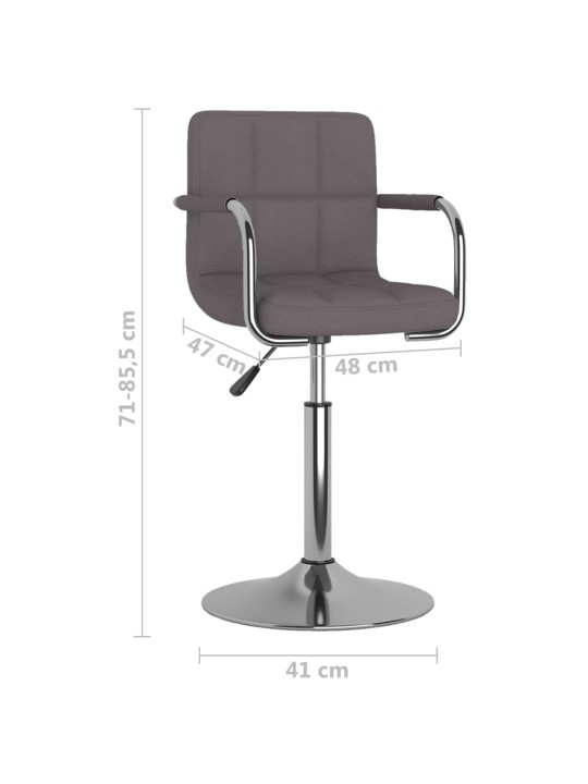 Jídelní židle taupe textil