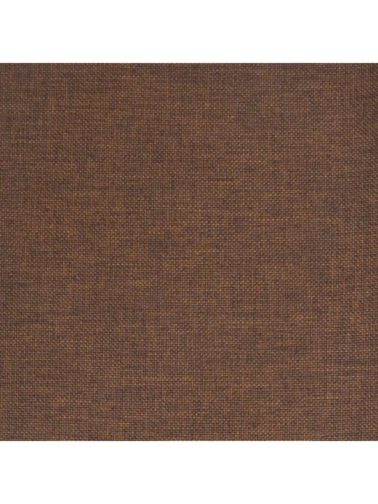 Otočná jídelní židle hnědá textil
