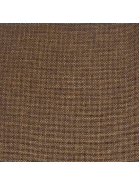 Otočná jídelní židle hnědá textil