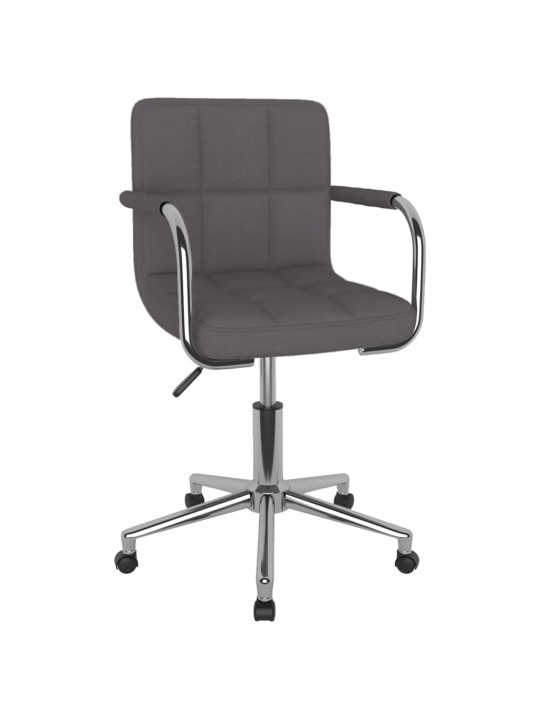 Otočná jídelní židle taupe textil