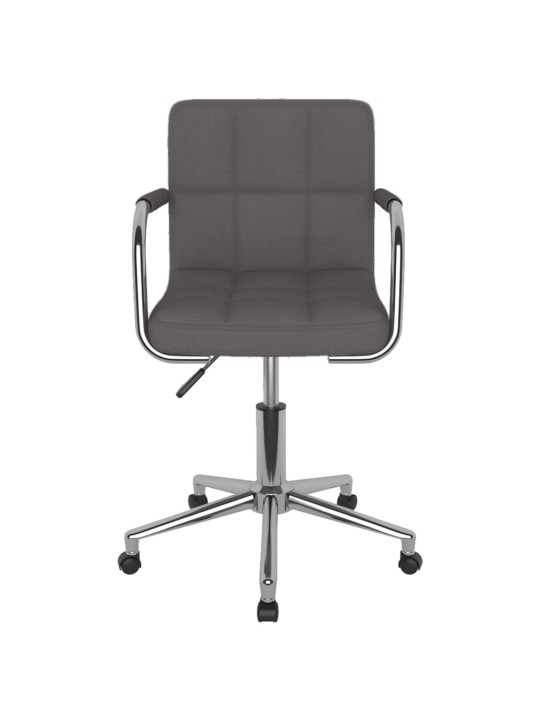 Otočná jídelní židle taupe textil