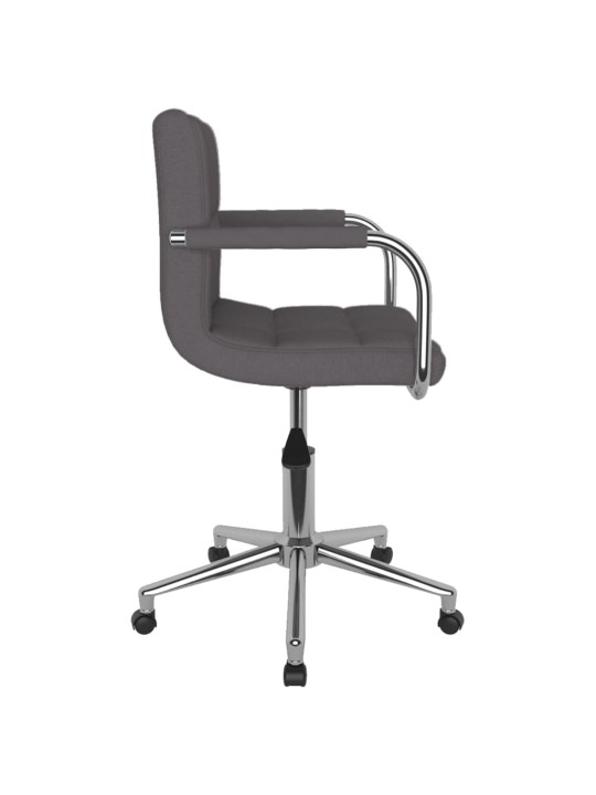 Otočná jídelní židle taupe textil