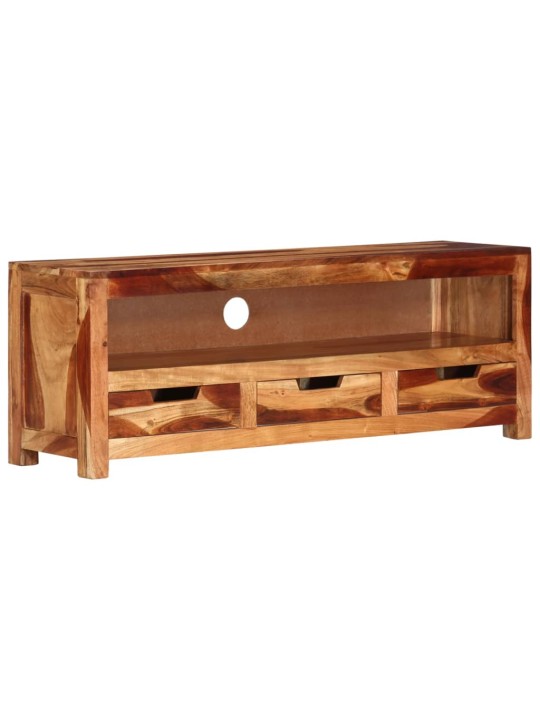 TV skříňka 110 x 30 x 40 cm masivní akáciové dřevo