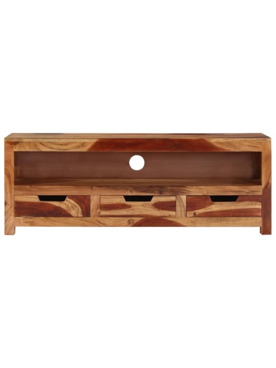 TV skříňka 110 x 30 x 40 cm masivní akáciové dřevo