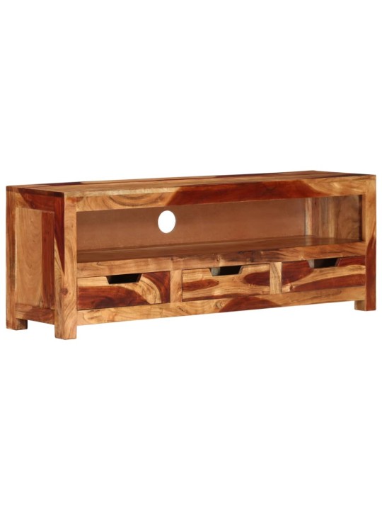 TV skříňka 110 x 30 x 40 cm masivní akáciové dřevo