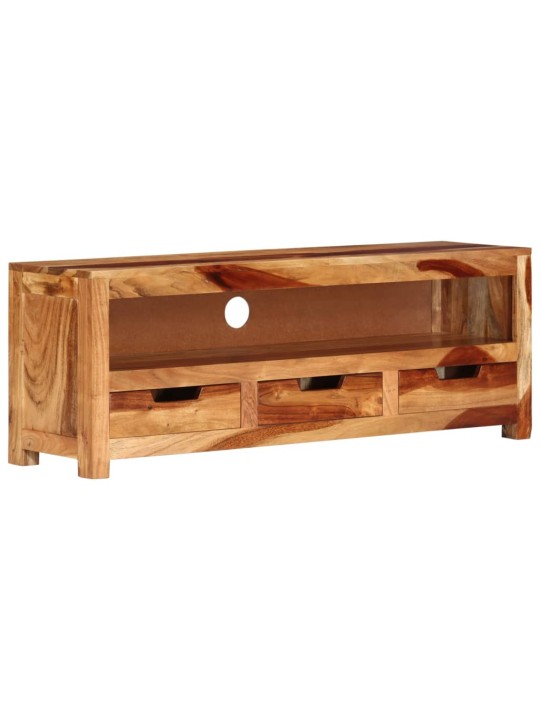 TV skříňka 110 x 30 x 40 cm masivní akáciové dřevo