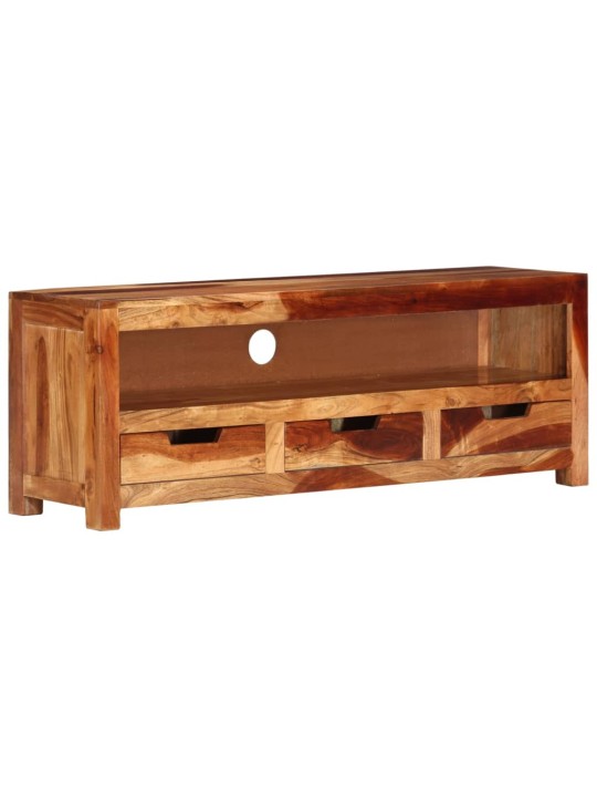 TV skříňka 110 x 30 x 40 cm masivní akáciové dřevo